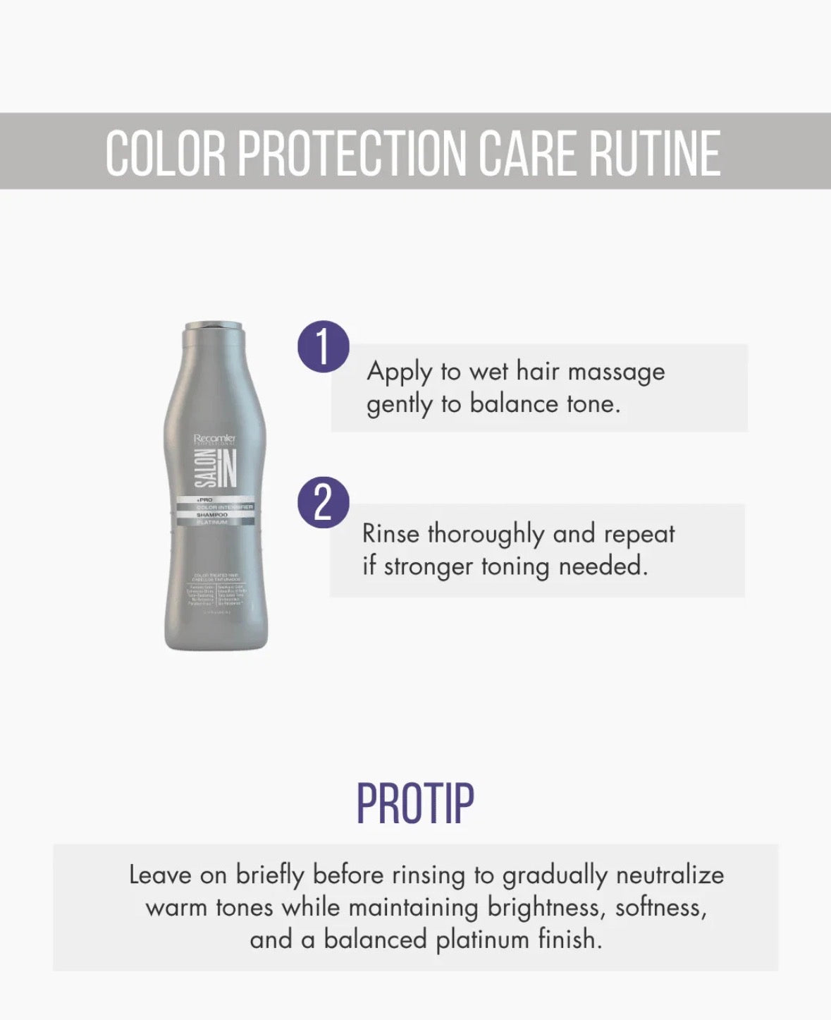 Color Intensifier Shampoo Platinum