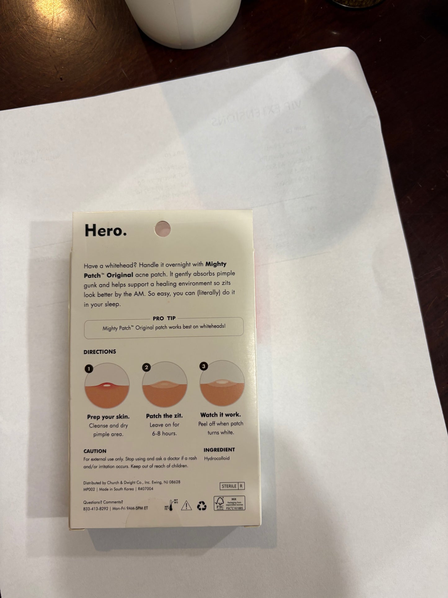 Hero Mighty Patch Original 72 Count Acne Pimple Patches NEW