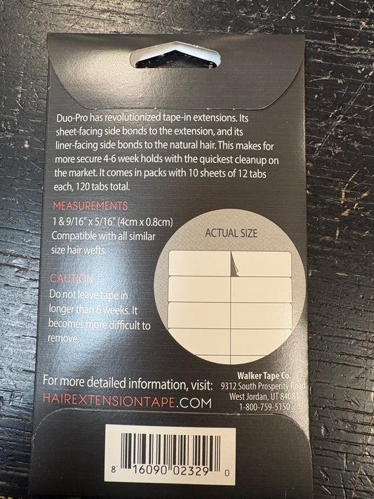 Cinta adhesiva para extensión de cabello