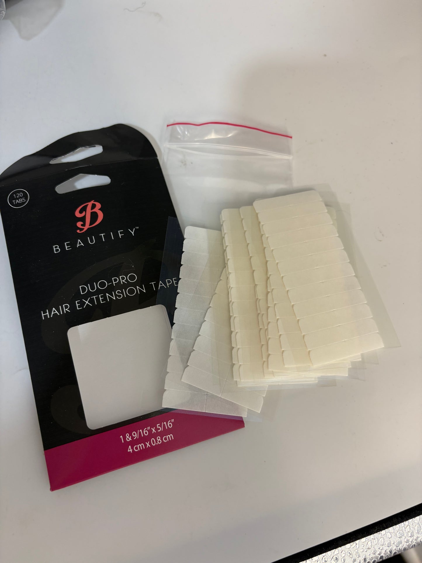 Cinta adhesiva para extensión de cabello